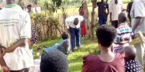 Meru Irate Villagers Cane Woman In Public For Having Sex With 27 Year Old Son