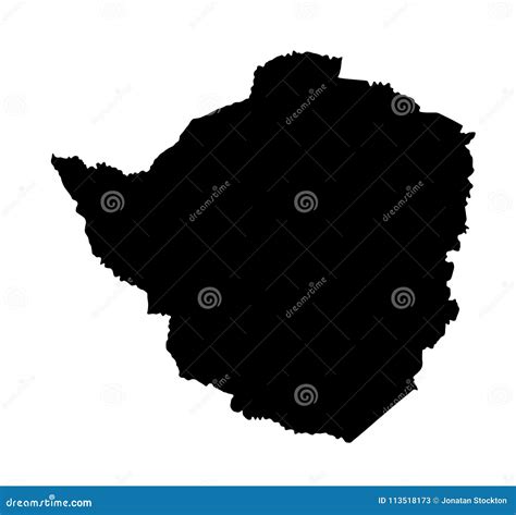 Zimbabwe Silhouette Stock Illustration Illustration Of Geography