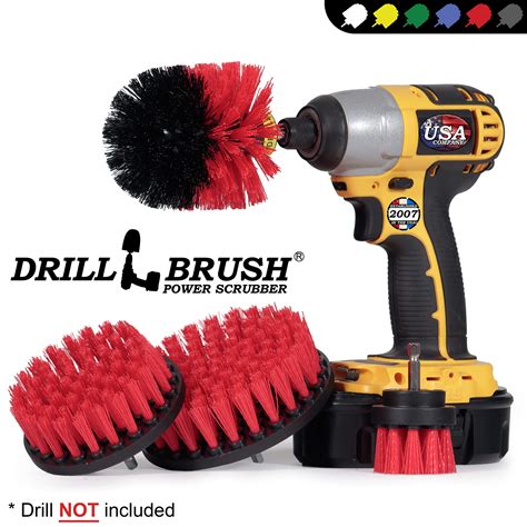 Snapklik Stiff Bristle Piece Drill Brush Nylon Cordless Drill