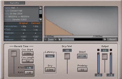 IR L Convolution Reverb Plugin Pusher