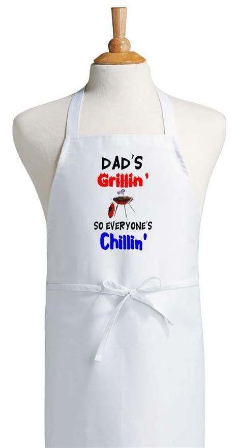 Barbecue Aprons For Men Dad S Grillin Chef Kitchen Apron Father S Day