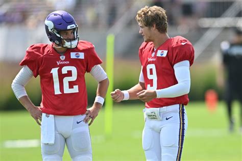 Minnesota Vikings Qb Depth Chart Sam Darnold Jj Mccarthy Battling