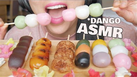 Asmr 🍡dango🍡 Feast Extreme Soft Chewy Eating Soudns No Talking Sas Asmr Youtube