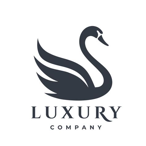 Luxury Swan Logo Template