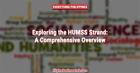 Exploring The HUMSS Strand A Comprehensive Overview