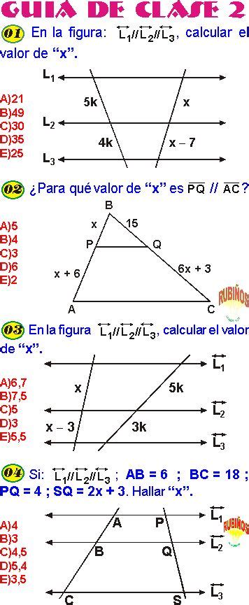 TEOREMA DE THALES MENELAO CEVA TEOREMAS DE LA BISECTRIZ INTERIOR Y