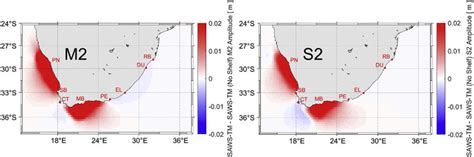 Tidal Amplitude And Phase Of Six Major Semi Diurnal And Diurnal Tidal