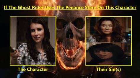 Ghost Rider Uses Penance Stare On Jill Roberts by lorddurion on DeviantArt