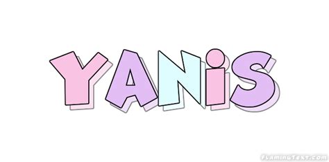Yanis Logo Free Name Design Tool From Flaming Text