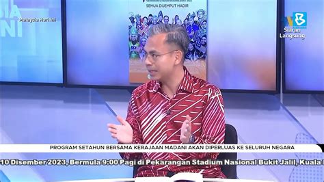 Program Setahun Bersama Kerajaan MADANI Akan Diperluas Ke Seluruh