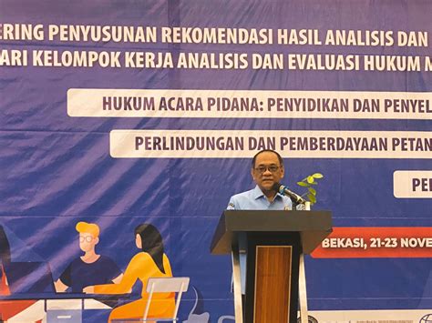 BPHN Susun Rekomendasi Hasil Analisis Dan Evaluasi Hukum Nasional