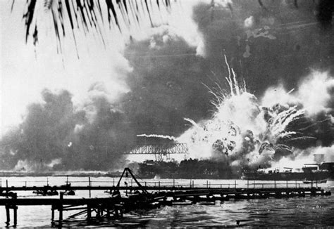 Uss Shaw Exploding Pearl Harbor December 7 1941 The Globe At War