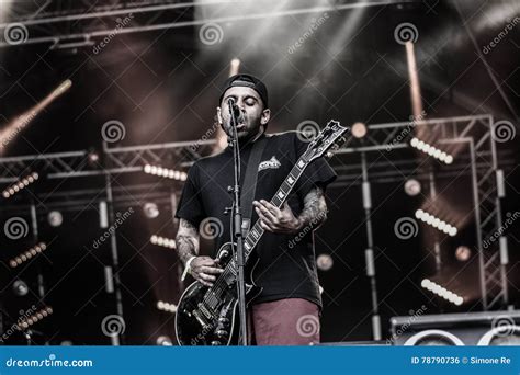 Backtrack Live Hellfest 2016 Hardcore Punk Band Editorial Photo Image