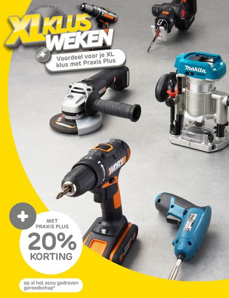 Electrisch Gereedschap Folder Aanbieding Bij Praxis Details