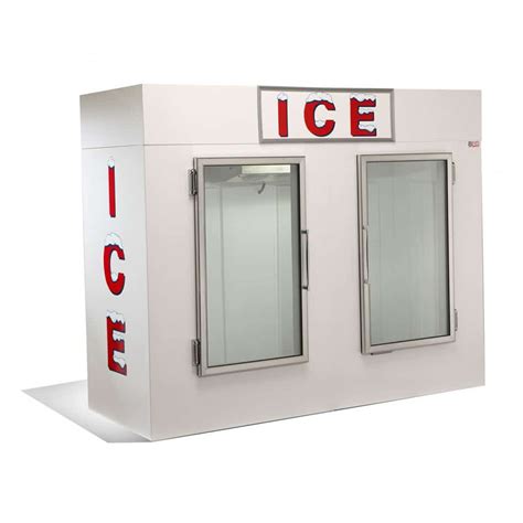 Leer L0100UAGX 100 Cubic Feet Capacity Glass Door Ice Box