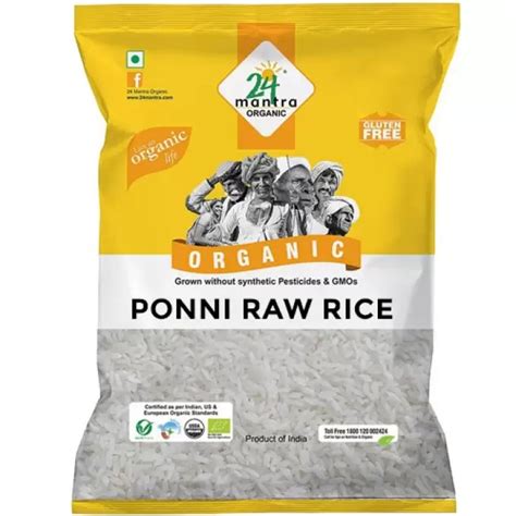 24 MANTRA ORGANIC PONNI RAW RICE 1KG Buy 24 MANTRA ORGANIC PONNI RAW