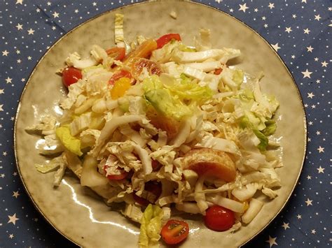 Chinakohl Fenchel Salat Mit Mandarine