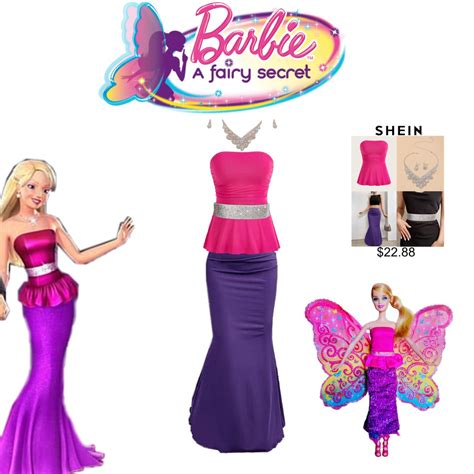 Barbie A Fairy Secret Costume Cosplay Barbie Halloween Costume