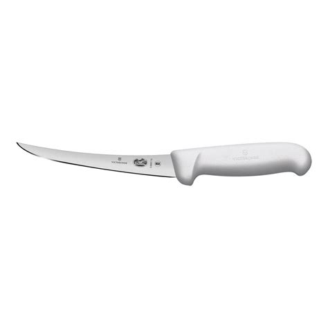 Victorinox 6 Curved Semi Stiff Boning Knife With White Fibrox Handle 5