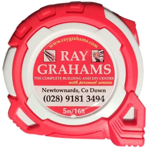 Ray Grahams Branded 5m 16ft Tape Measure Ray Grahams DIY Store