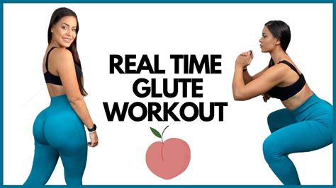 Real Time Booty Workout Grow Your Glutes At Home Youtube