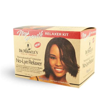 Dr Miracles New Growth Relaxer Kit Regular 1 Touch Africa Products Shop