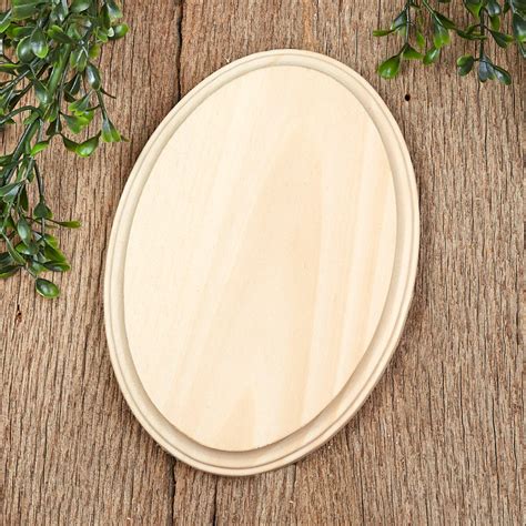 Unfinished Oval Wooden Plaque Wooden Plaques And Signs Unfinished Wood Craft Supplies