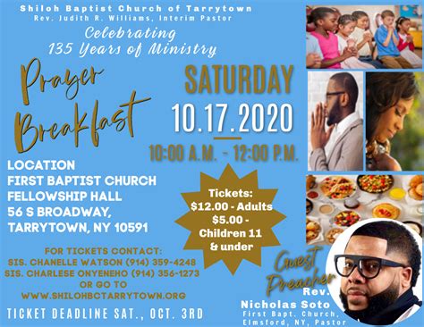 Prayer Breakfast 2020 – Welcome to Shiloh Baptist Church, Tarrytown