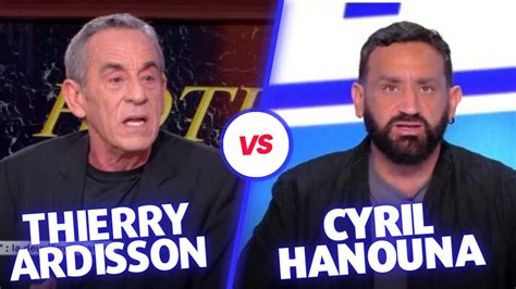 Thierry Ardisson Et Cyril Hanouna Le Clash Qui Secoue La T L Youtube