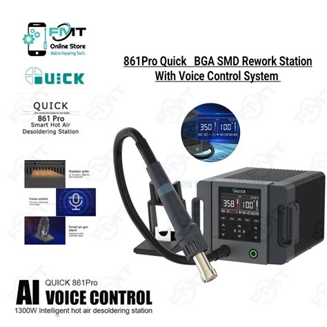 2008D QUICK 750W Lead Free Hot Air Disassembly And Welding Station FMT Online Store