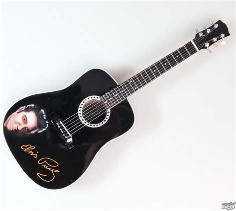 Gitarre Elvis Presley Acoustic Portrait Signature Mini Guitar Usa