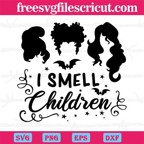 Sanderson Sister Hocus Ppocus I Smell Childrensvg Png Dxf Eps Digital