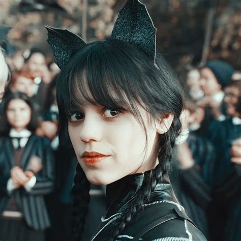 Icons Wednesday Shoots Filter Jenna Ortega Christina Ricci Morticia