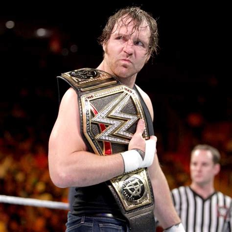 Wwe Champion Dean Ambrose Vs Intercontinental Champion The Miz Photos