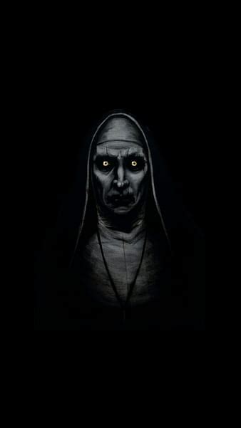 The nun, scary, face, female, movie, horror, nun, HD phone wallpaper ...