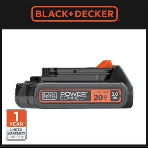 Jual Black Decker 18v 2 0ah Lithium Ion Battery Bl2018 B1 Shopee