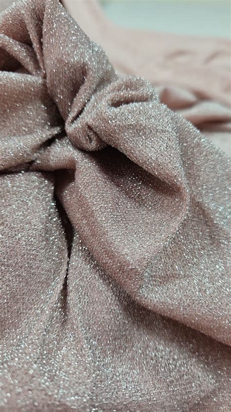 Lurex Premium Rosê Nude SóTecidos Todo site em 12x sem Juros