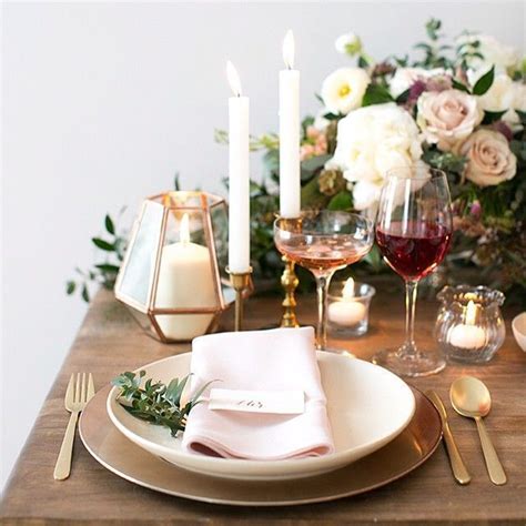 Gorgeous Table Set Up Romantic Dinner Tables Dinner Table Setting