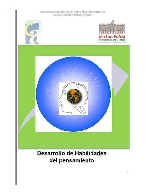 Desarrollo De Habilidades Del Pensamiento Pdf Pensamiento Hemisferio Cerebral