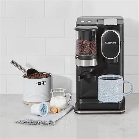 Cuisinart Grind And Brew Single Serve Coffeemaker Black Dgb 2 Best Buy