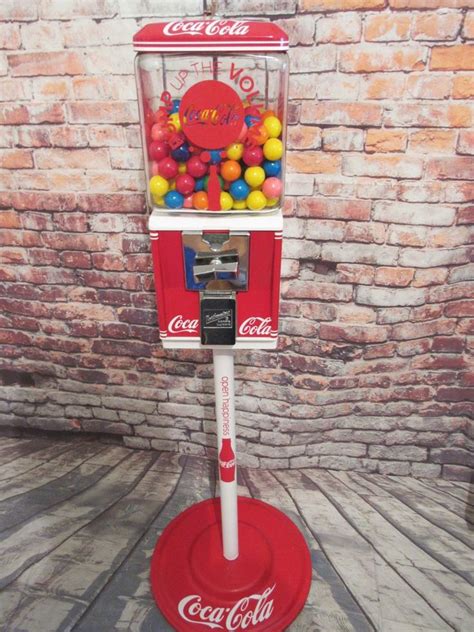 Coke Vintage Gumball Machine Vintage Northwestern Glass Coca Cola Game Room Sign Decor Bar