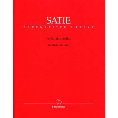 Erik Satie Le Fils Des Etoiles Noty Na Klav R Od K Heureka Cz