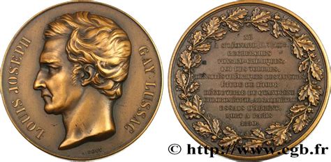 SCIENCE SCIENTIFIC Médaille Joseph Louis Gay Lussac fme Medals