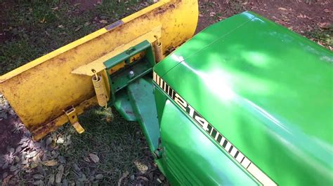 Got The Plow Lift Working On The John Deere 214 YouTube