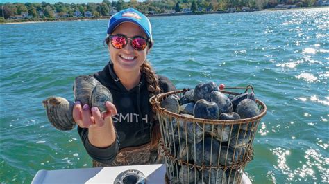 Giant Clams Catch And Cook Coastal Foraging Niantic River Connecticut