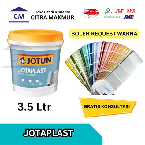 Jual Jotun Jotaplast Ltr Bisa Request Warna Custom Warna Cat