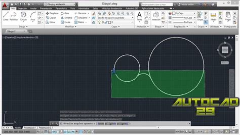 Autocad 2014 Tutorial Principiantes Círculos Youtube