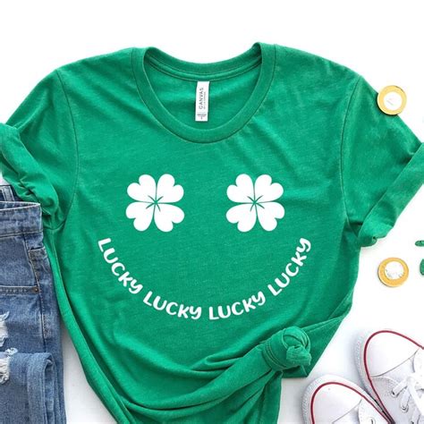 Shamrock Smiley Face Etsy