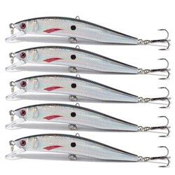 Special SEALURER Brand 5pc Design Fishing Lure 10cm 8 3g Minnow Lures 5