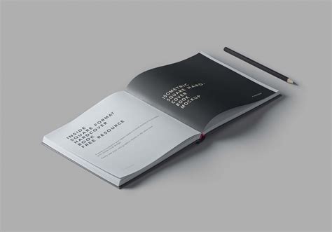 Free Square Hardcover Book Mockup PSD